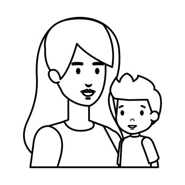 Anne oğlu karakterlerle