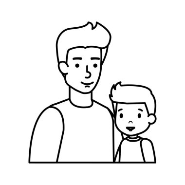 Baba oğul karakterlerle