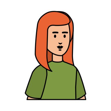 güzel ve genç kadın karakter