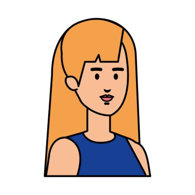 güzel ve genç kadın karakter