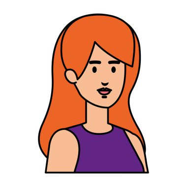 güzel ve genç kadın karakter