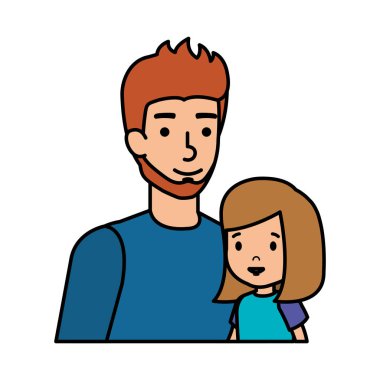 Baba ile kızı karakterler