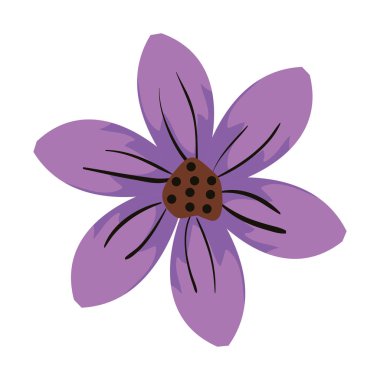 güzel çiçek dekoratif simgesi