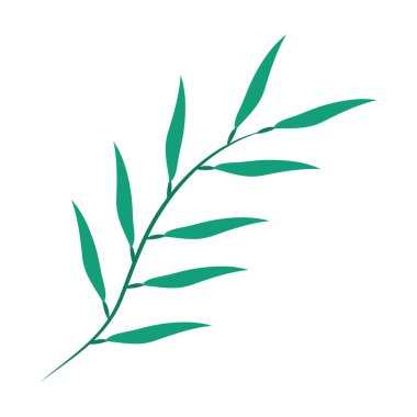 Yapraklı ağaç dalı.