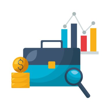 iş bavul grafik paralar borsa