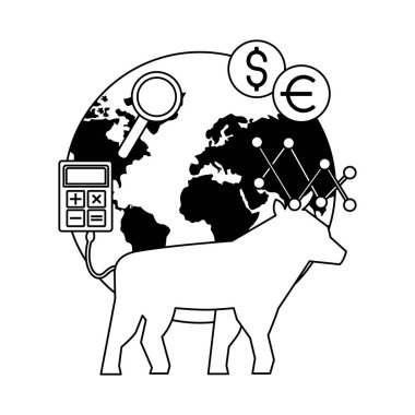 boğa Dünya Ticaret Döviz borsa