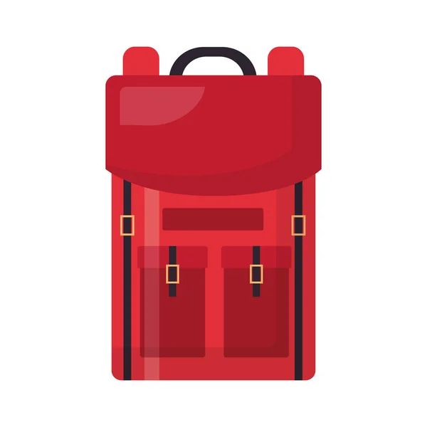 Viajar equipamento mochila — Vetor de Stock
