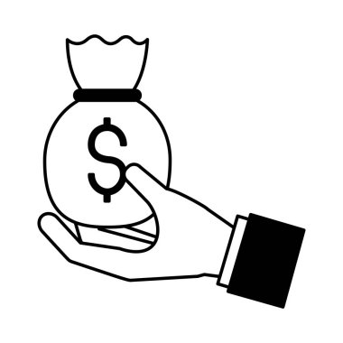 El ele para çantası.