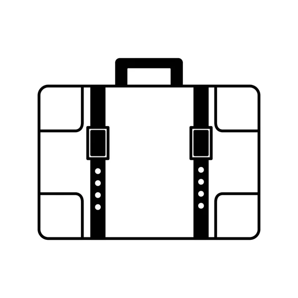 Travel suitcase vintage — Stock Vector
