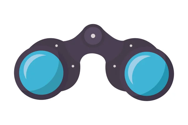 Binoculares herramienta de visión — Vector de stock