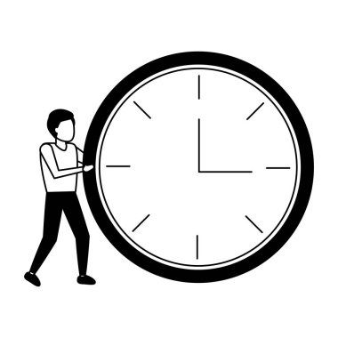 İşadamı ile yuvarlak masa saati