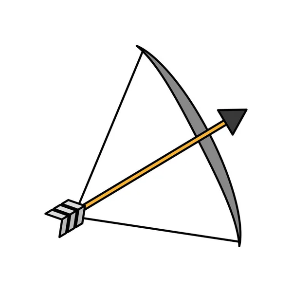 Bogenpfeil-Ausrüstung — Stockvektor