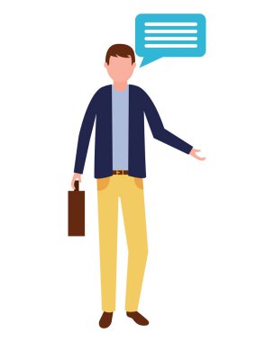 işadamı konuşma balonu