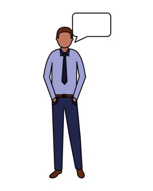 işadamı konuşma balonu