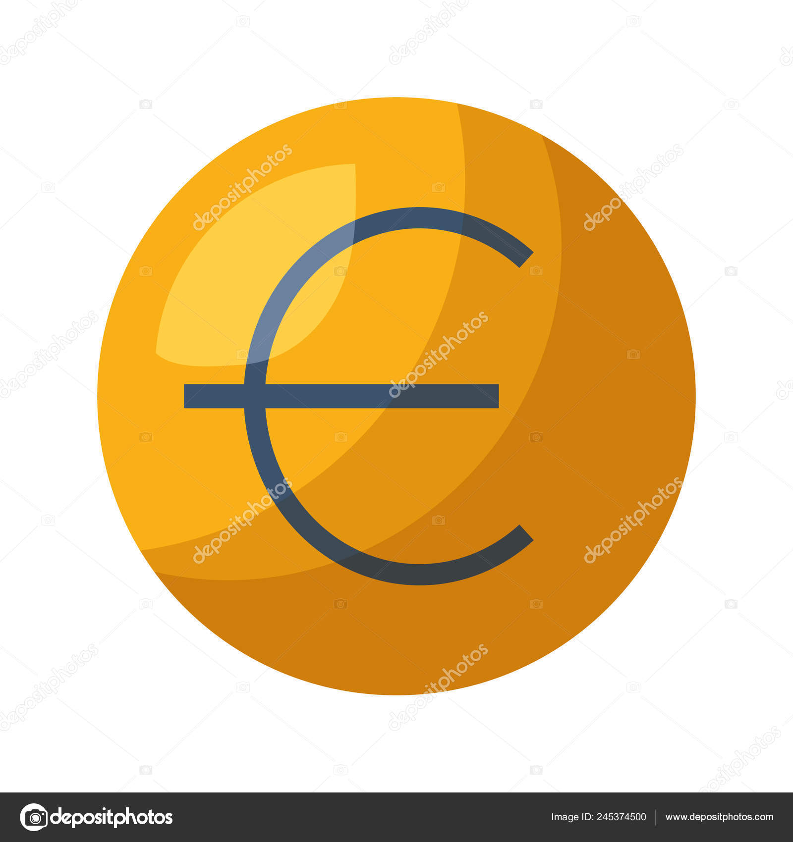 欧元货币符号图库矢量图©yupiramos 245374500