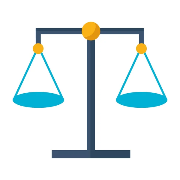 Equilibrar el derecho de justicia — Vector de stock
