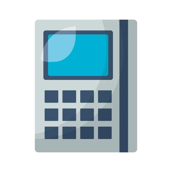 Financial calculator math — Stock Vector