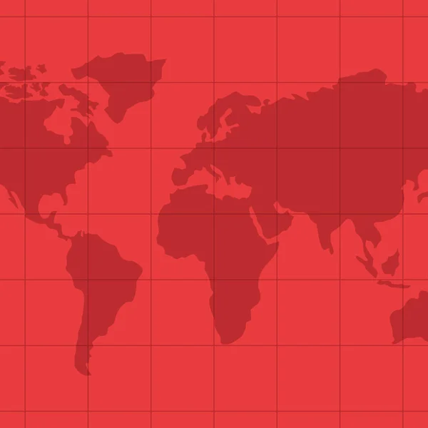 Geografía del mapa del mundo — Archivo Imágenes Vectoriales