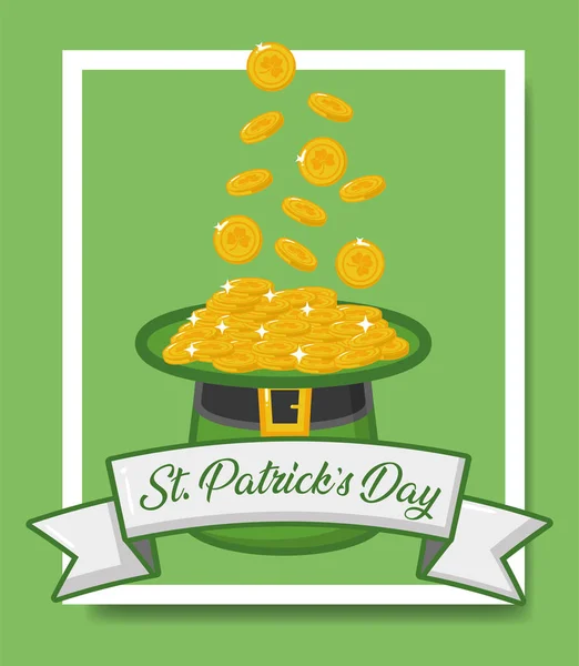 Glücklicher St. Patricks Day — Stockvektor