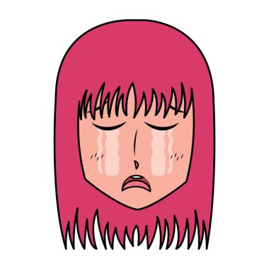 yüz kız anime manga çizgi