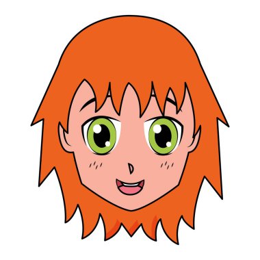 yüz kız anime manga çizgi