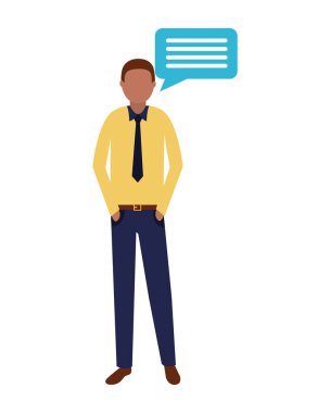 işadamı konuşma balonu