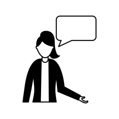 iş adam konuşma balonu konuşmak