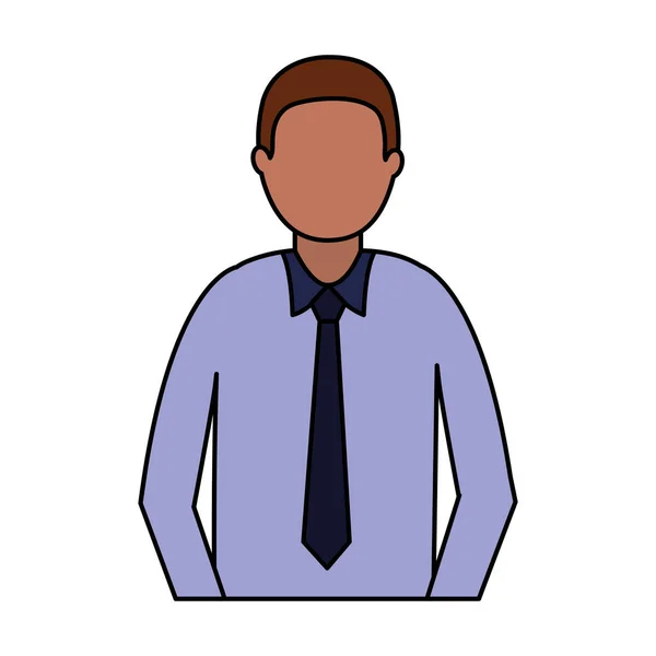 Retrato de hombre de negocios — Vector de stock