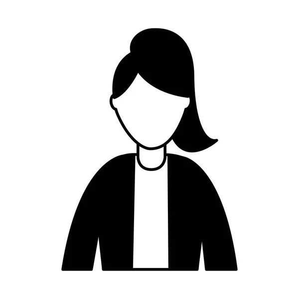 ビジネスの女性の肖像画 — ストックベクタ