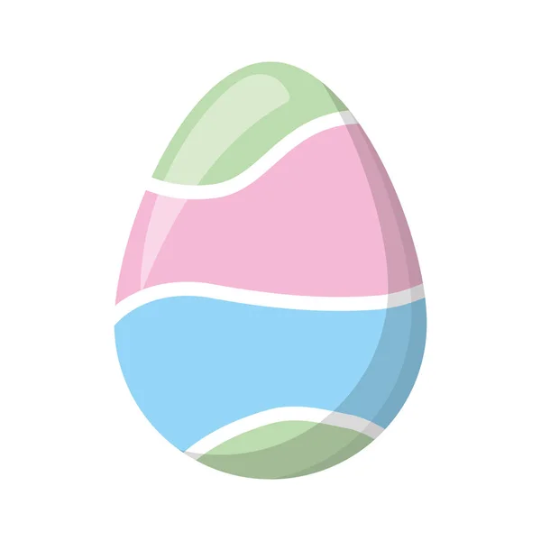 Feliz Pascua pintura huevo — Vector de stock