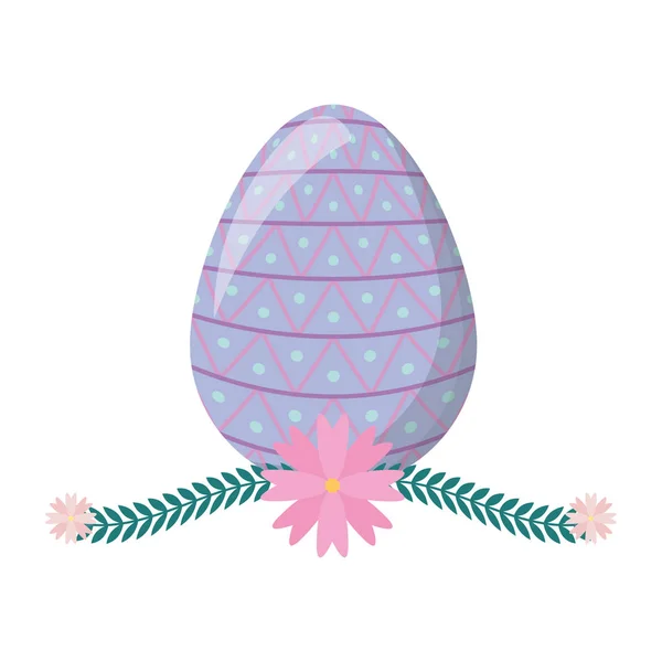 Heureux ruban d'oeuf de Pâques — Image vectorielle