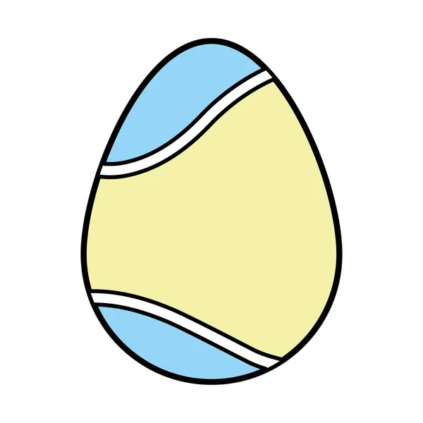 Heureux Pâques peinture oeuf — Image vectorielle