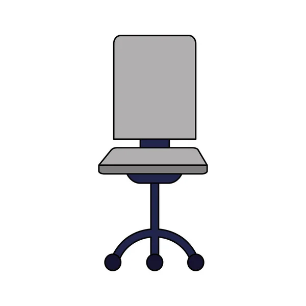 Mobiliário de cadeira de escritório — Vetor de Stock