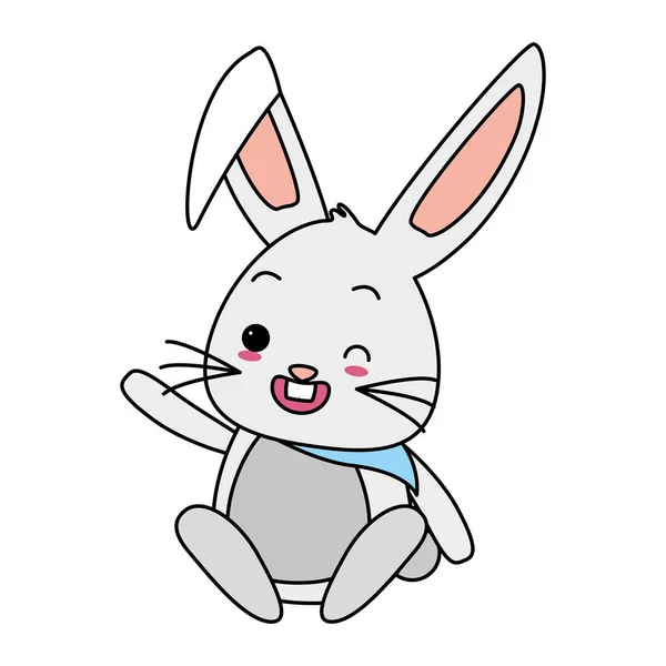 Söt kanin tecknad — Stock vektor