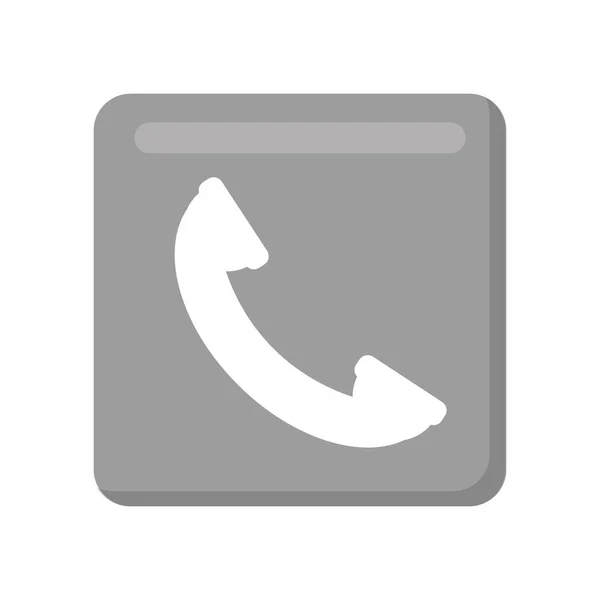 Telefoon dienst etiket — Stockvector