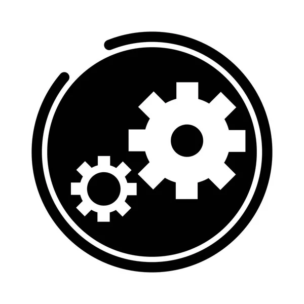 Engrenages roue rouage — Image vectorielle