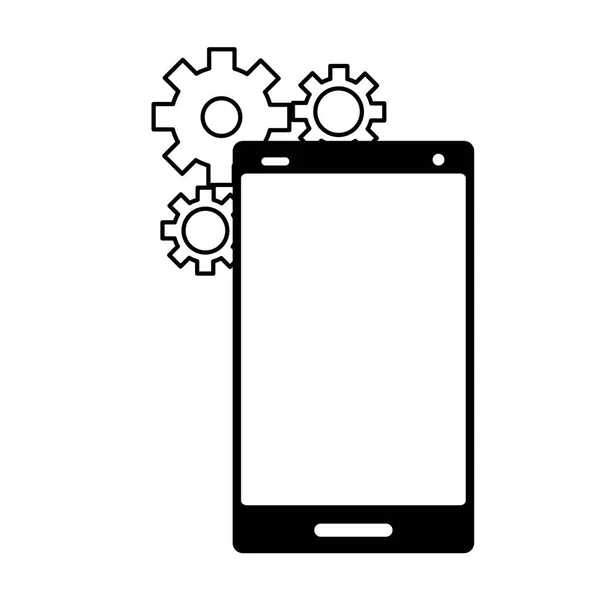 Mobiele app ontwikkeling — Stockvector