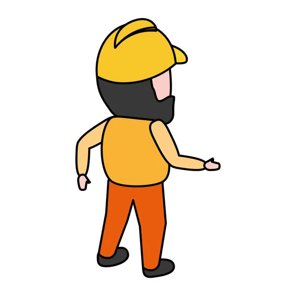 Trabalhador da construção profissional — Vetor de Stock