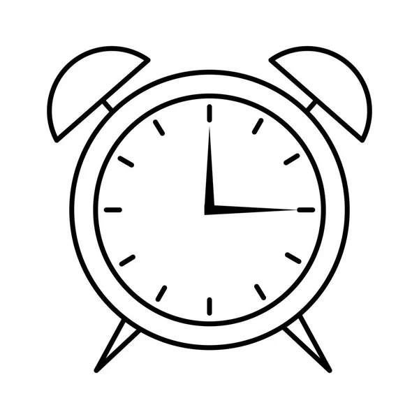 Alarm clock alert isolated image — Stock Vector