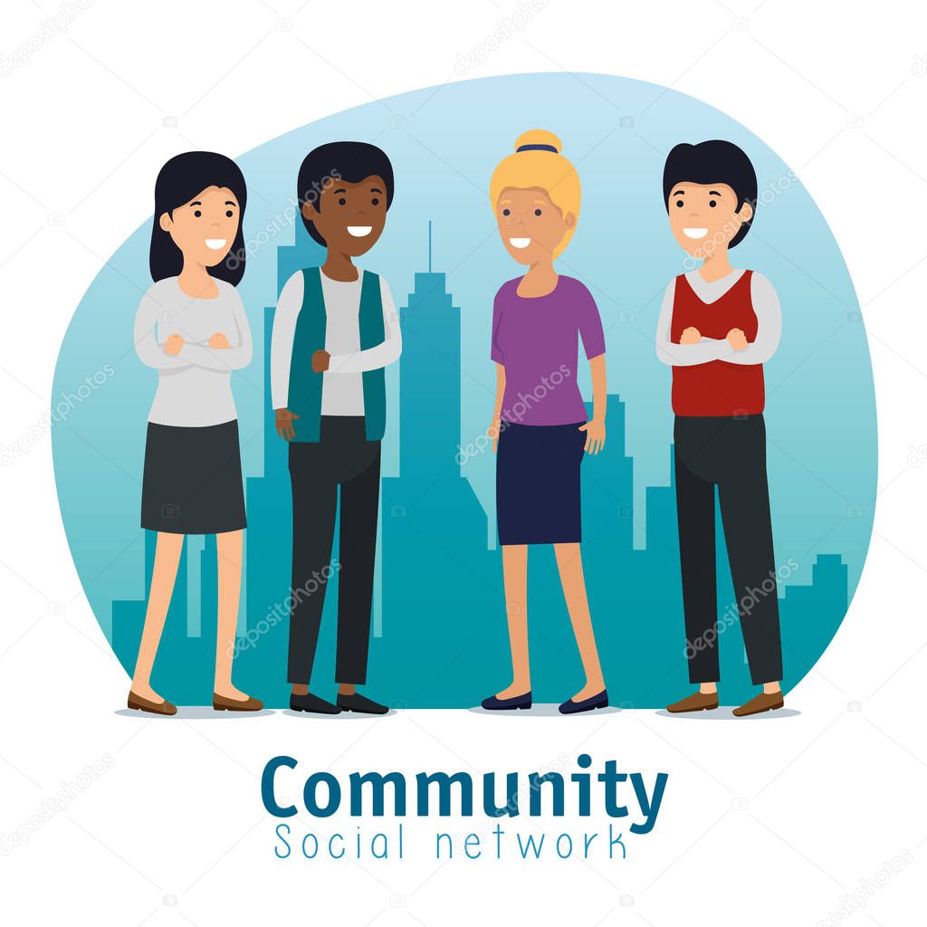 community people social message service