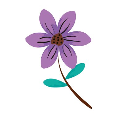 güzel çiçek dekoratif simgesi