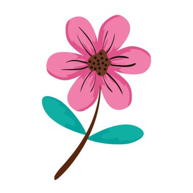 güzel çiçek dekoratif simgesi