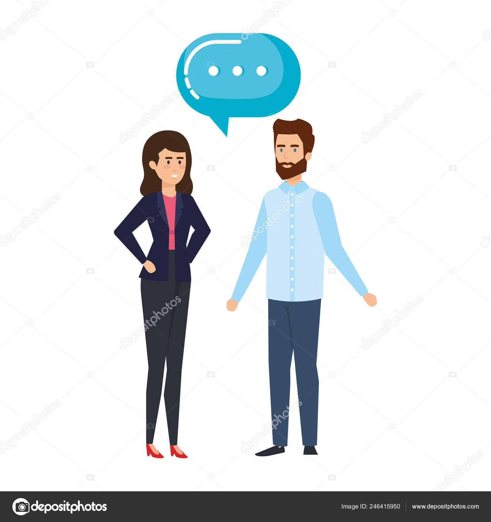 Pareja hablando imágenes de stock de arte vectorial | Depositphotos Pareja hablando imágenes de stock de arte vectorial | Depositphotos