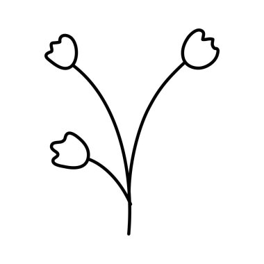 güzel çiçekler dekoratif simgesi