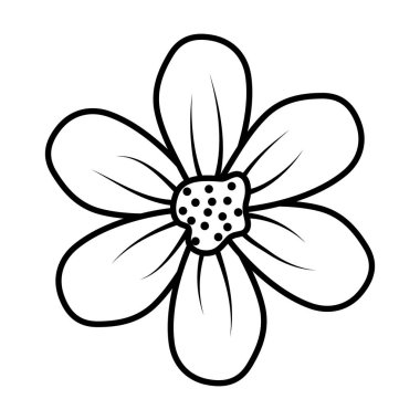 güzel çiçek dekoratif simgesi