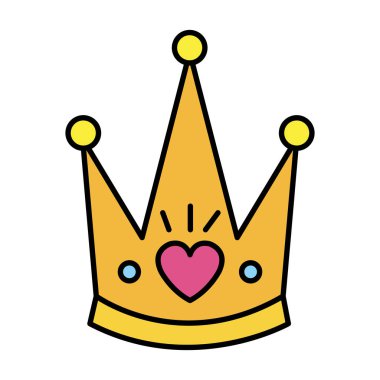 şirin Kraliçe taç kalpli