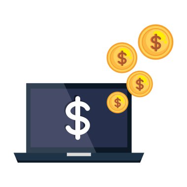 sikke para ile dizüstü bilgisayar