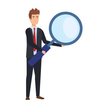 zarif işadamı kaldırma Büyüteç