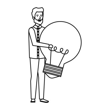 zarif işadamı kaldırma ampul