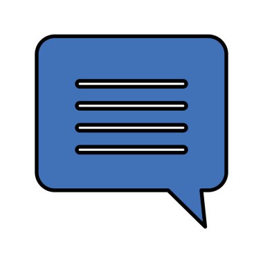 konuşma balonu ileti simgesi